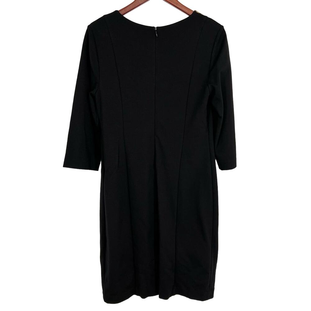 NEW NWT Chicos So Slimming 0.5 Small/Medium Black Business Dress Leopard Dinner - Picture 8 of 8